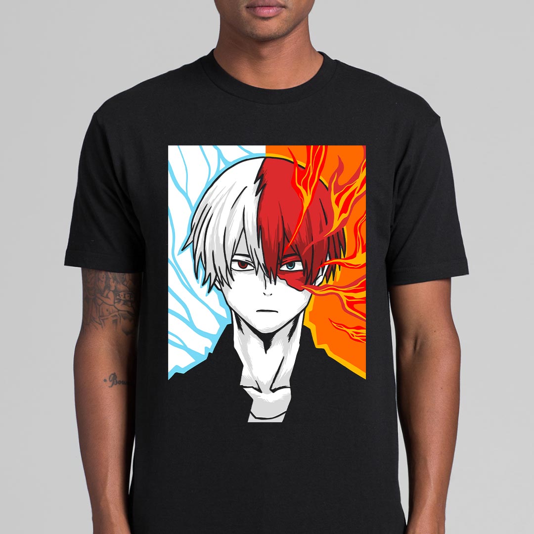 My Hero Academia Shoto Todoroki V2 T-Shirt Japanese Anime Tee