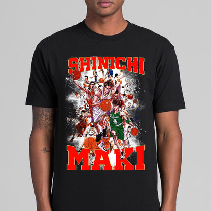 Slam Dunk Shinichi Maki T-shirt Japanese anime