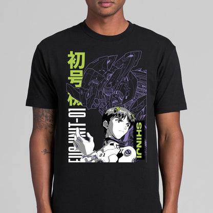 Neon Genesis Evangelion Shinji T-Shirt Japanese Anime Tee