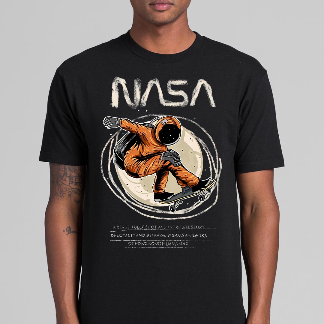 NASA Astronaut skateboarding T-Shirt NASA Tee Imagination