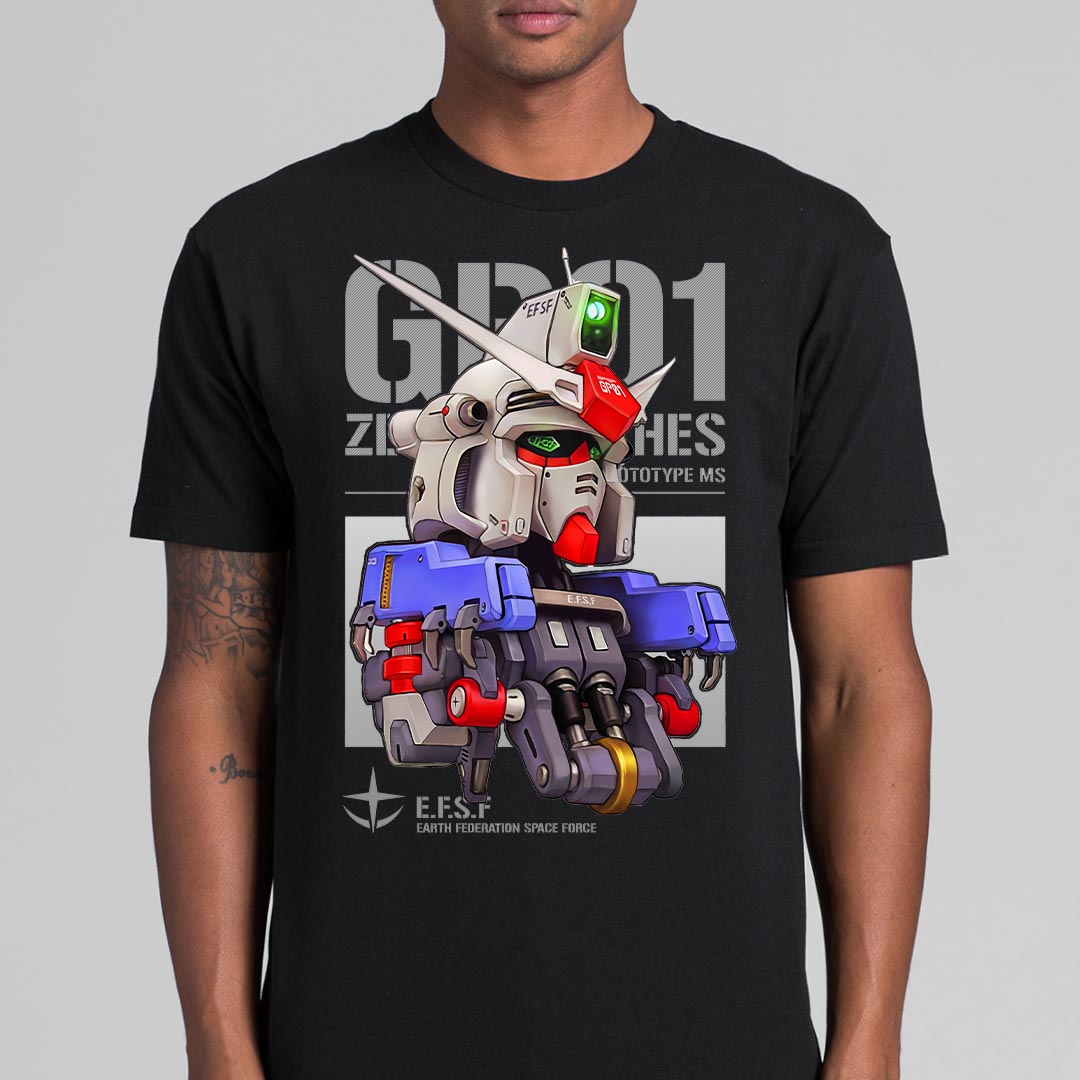 Gundam GP-01 T-Shirt Japanese Anime Tee