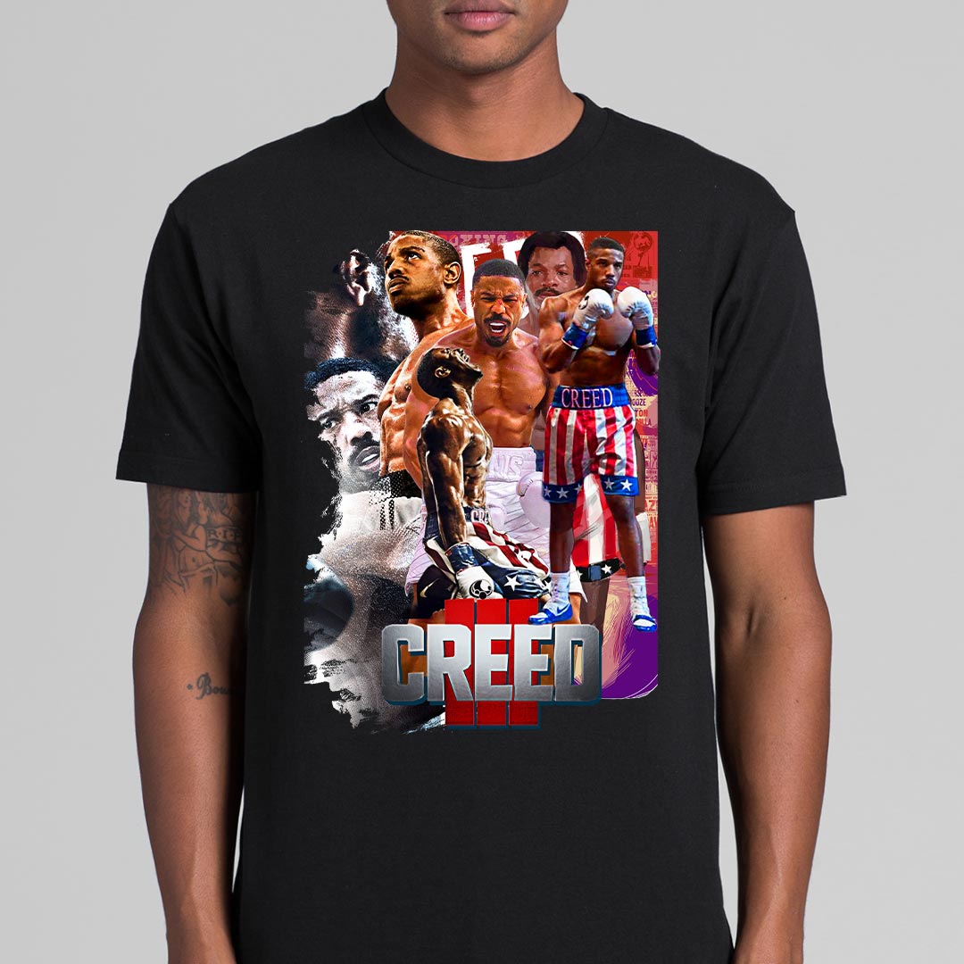 Michael B. Jordan Creed 3 movies V7 T-Shirt Cotton Block Tee