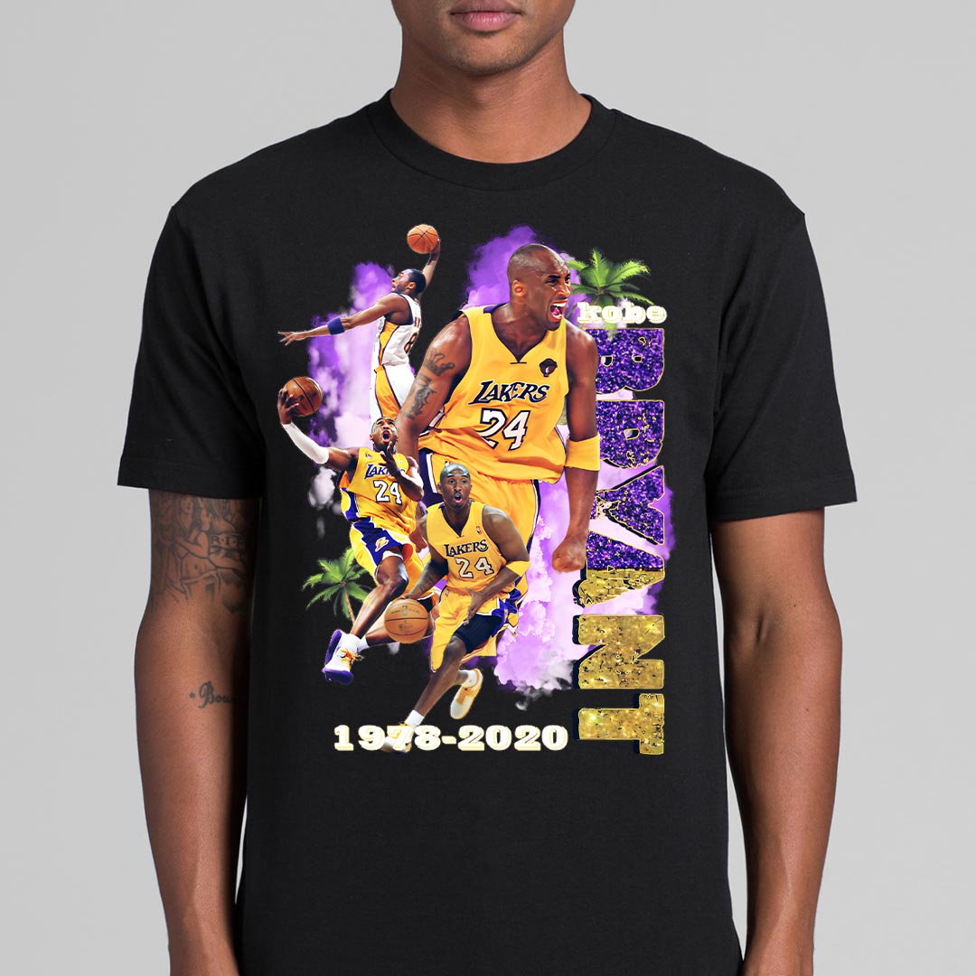 Kobe Bryant Lakers T-Shirt Sport Athlete Family Tee