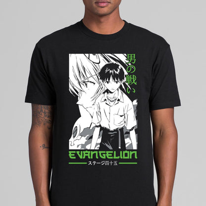 Neon Genesis Evangelion Chapter 45 T-Shirt Japanese Anime Tee