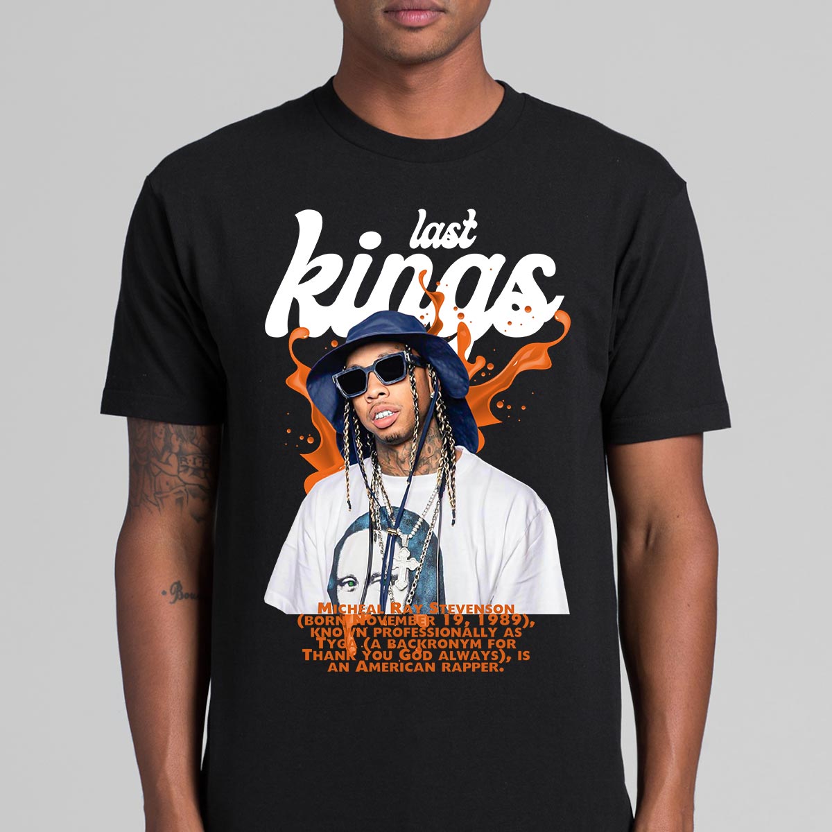 Tyga Last Kings T-Shirt Rapper Family Fan Music Hip Hop Culture