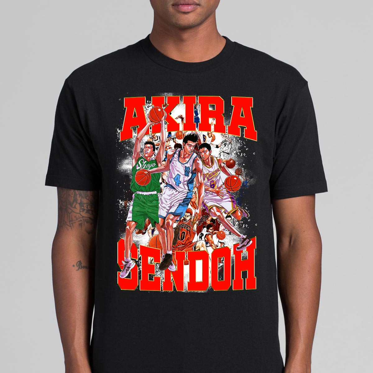 Slam Dunk Akira Sendoh T-shirt Japanese anime