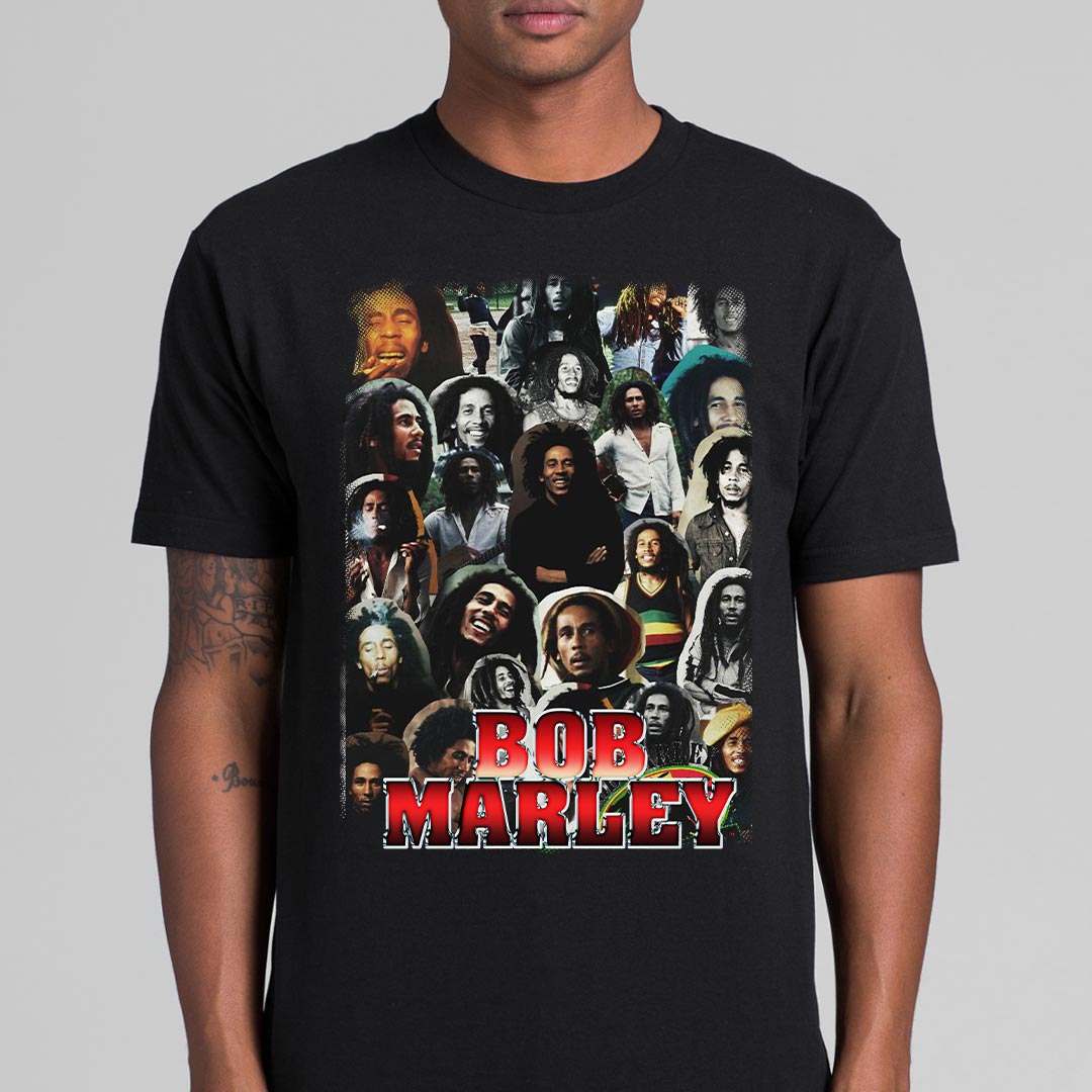 Bob Marley 09 T-Shirt Family Fan Music Rock & Roll Culture