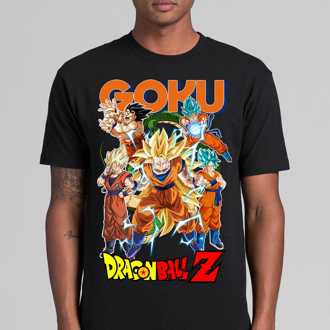 Dragon Ball Z Goku V4 T-Shirt Japanese Anime Tee
