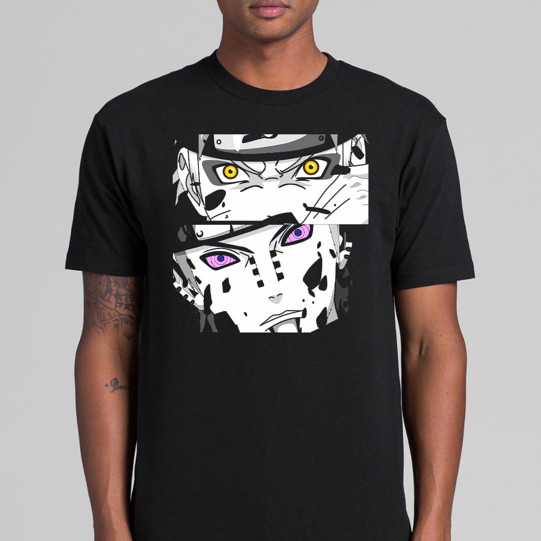 Naruto And Pain T-shirt Japanese anime Tee