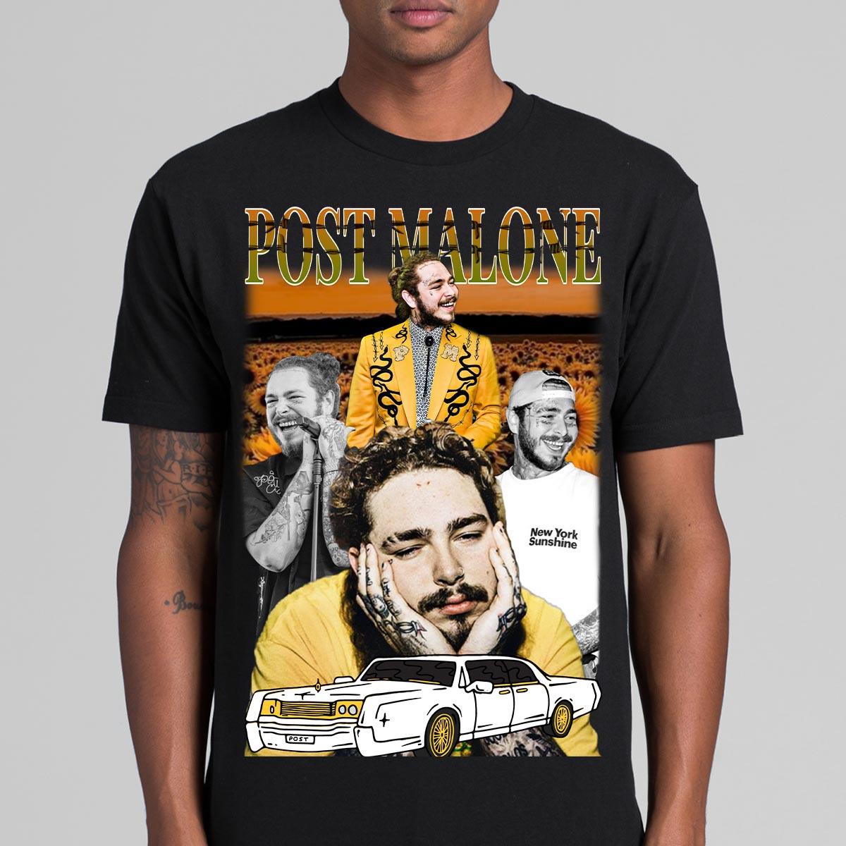 Post Malone T-Shirt Artist Family Fan Music Pop Culture