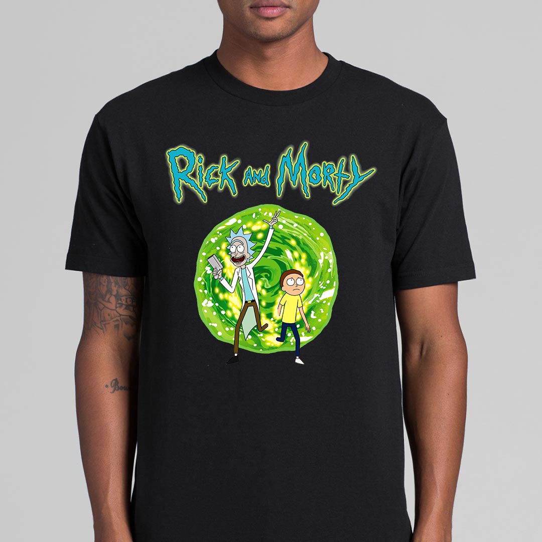 Rick and Morty Ver3 T-Shirt Spoof Funny Tee