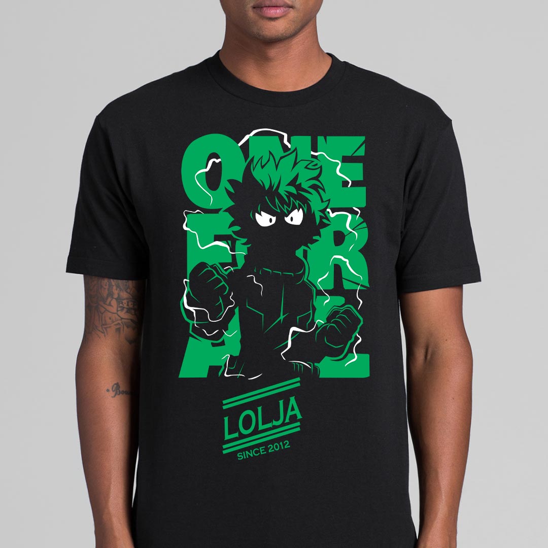 My Hero Academia Izuku Midoriya LOLJA T-shirt Japanese anime Tee