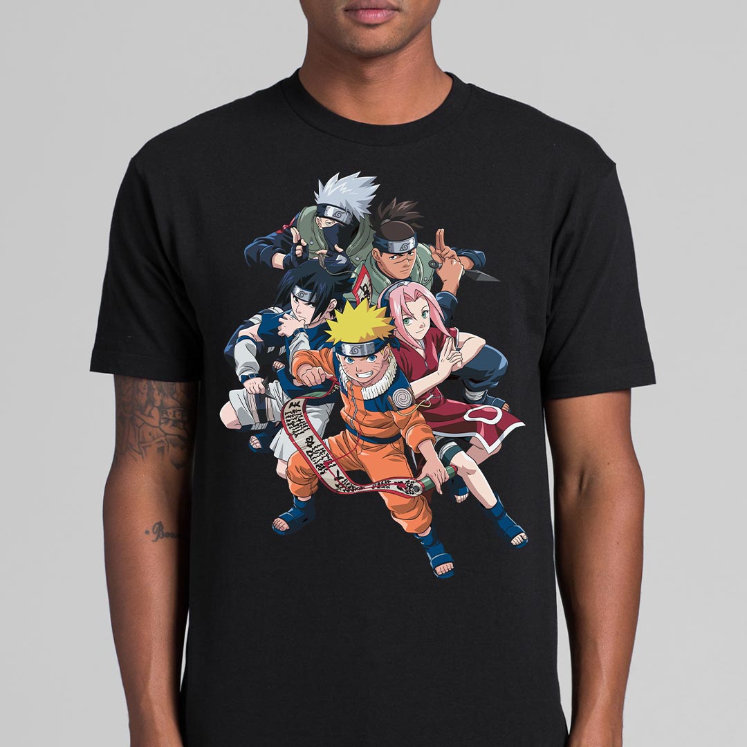 Naruto Team 7 T-Shirt Japanese Anime Tee