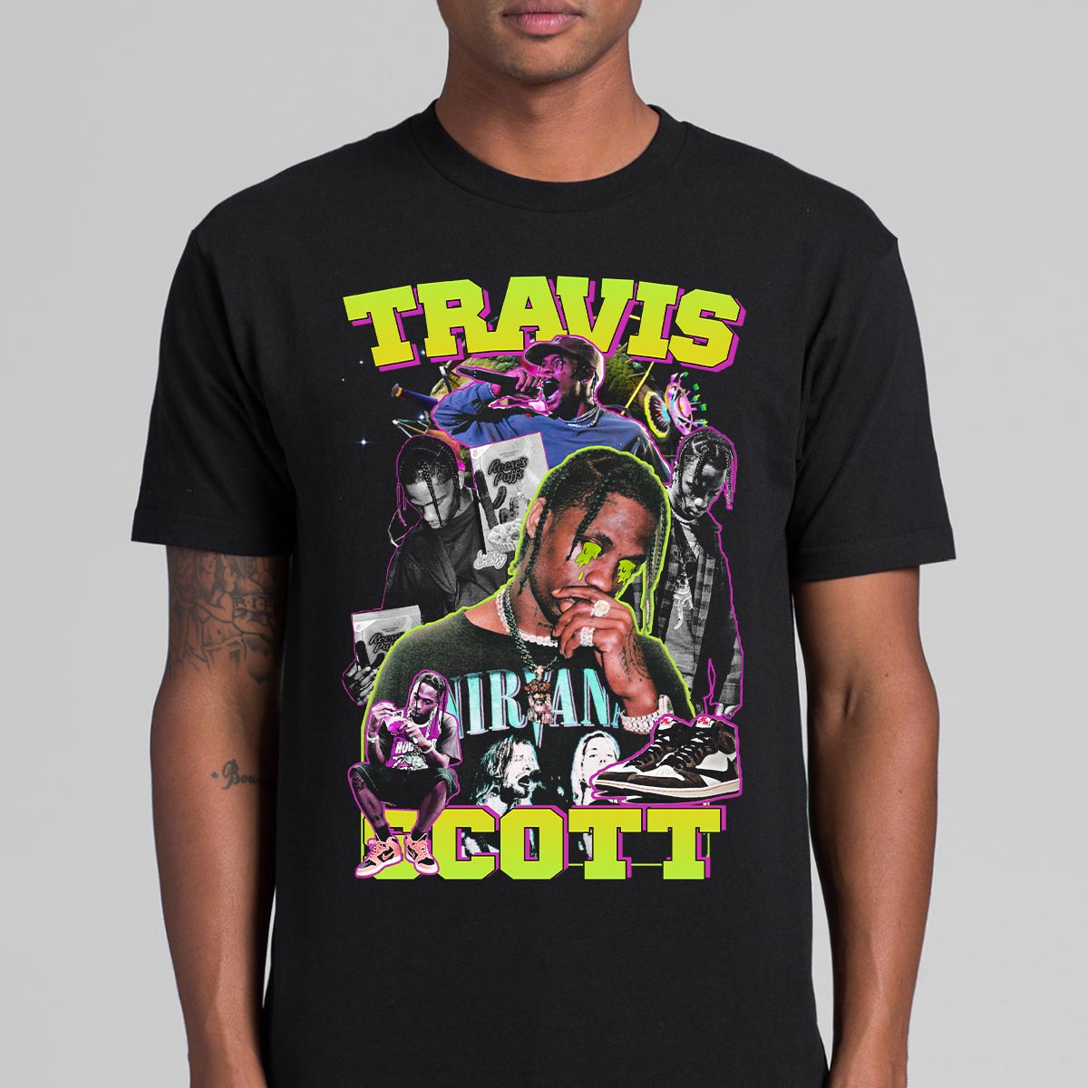 Travis Scott 02 T-Shirt Rapper Family Fan Music Hip Hop Culture