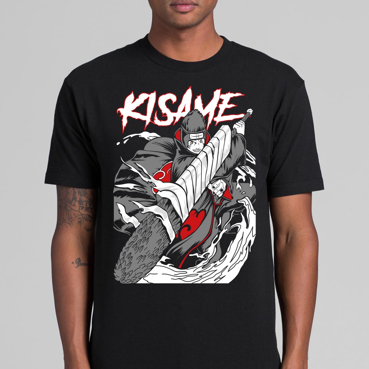 Naruto Kisame Hoshigaki T-shirt Japanese anime