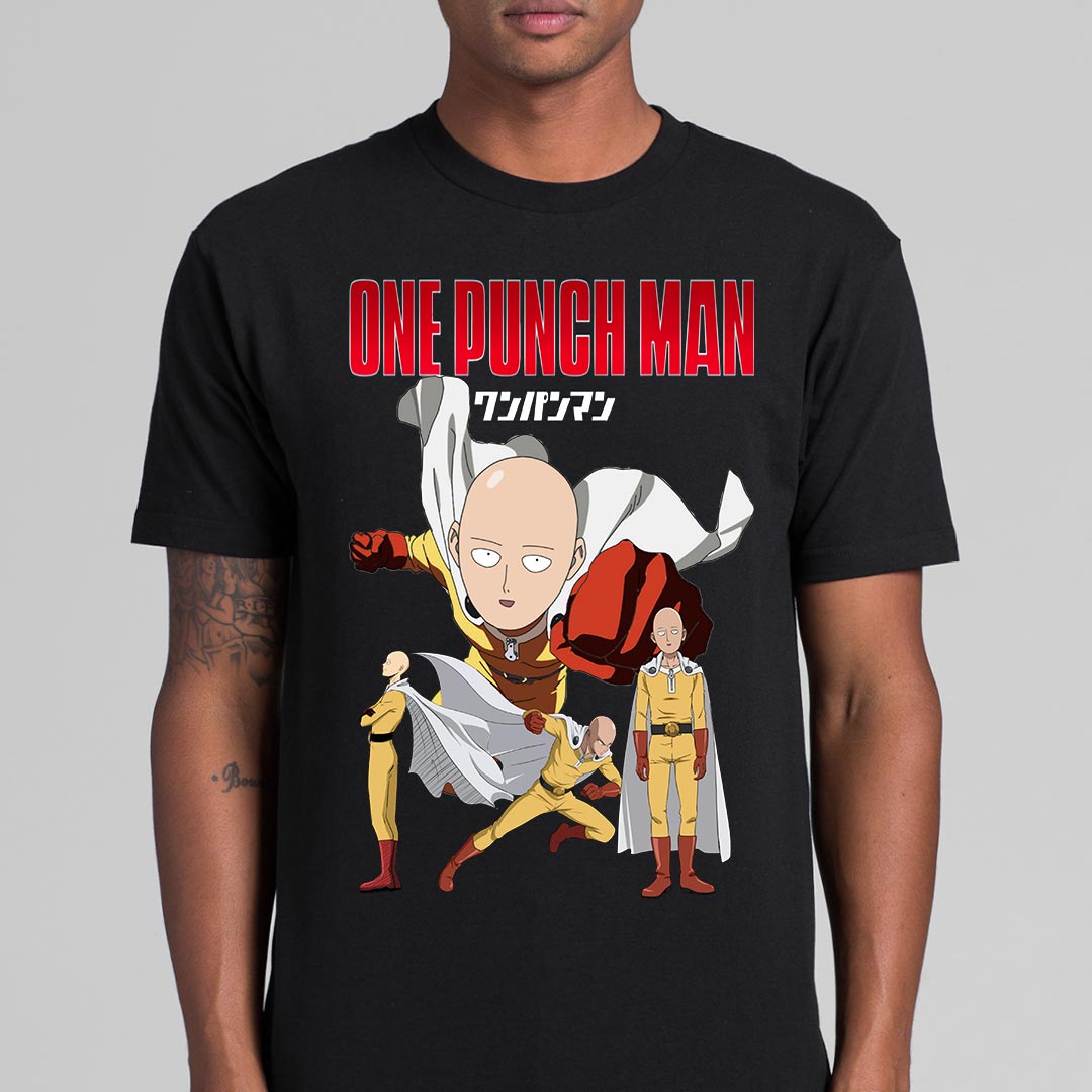 One-Punch Man Saitama T-Shirt Japanese Anime Tee