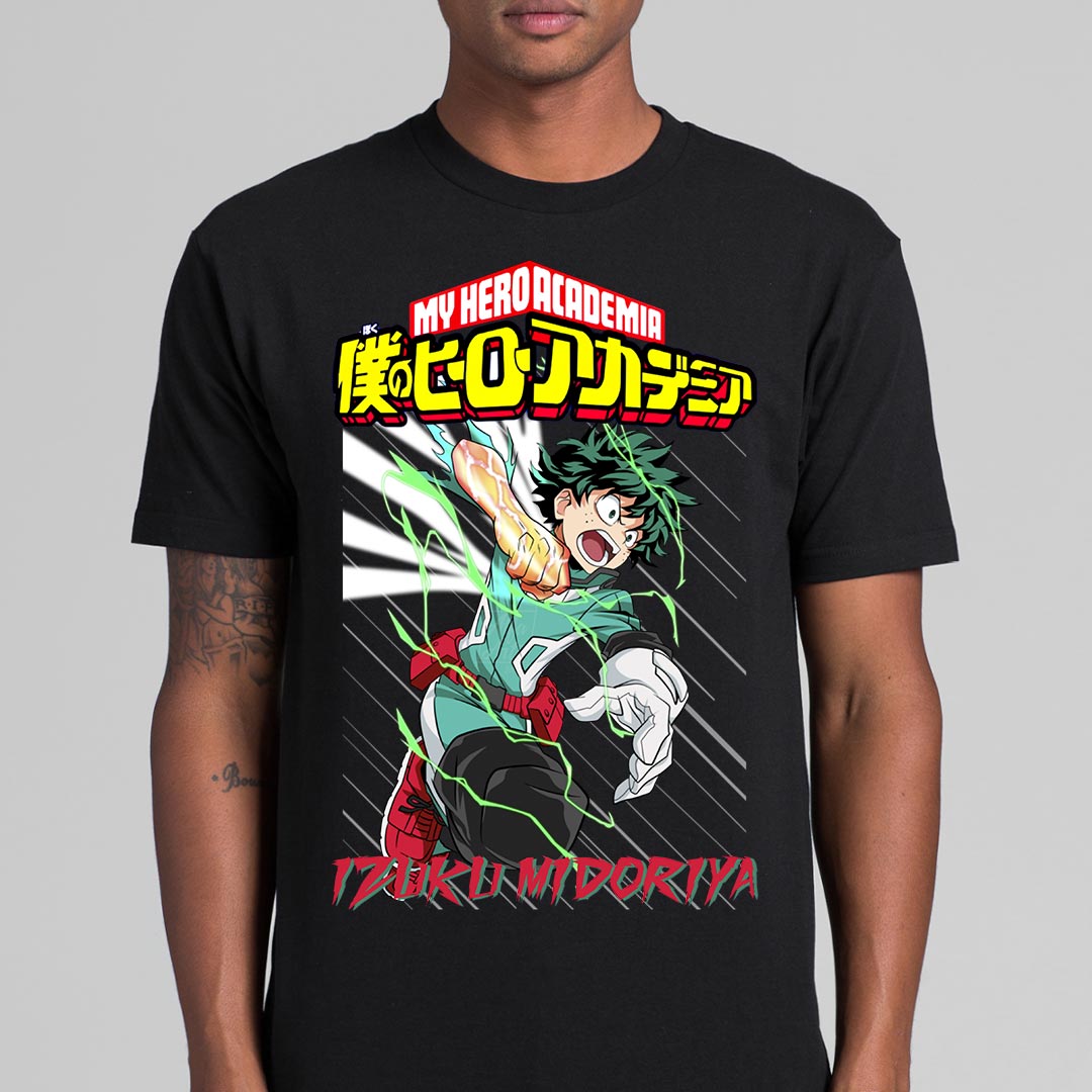 My Hero Academia Izuku Midoriya V6 T-shirt Japanese anime Tee