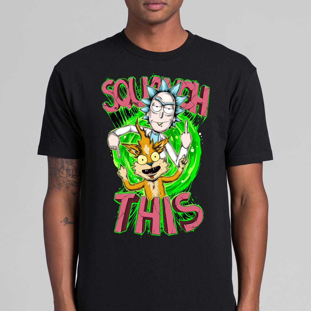 Rick and Morty Ver2 T-Shirt Spoof Funny Tee