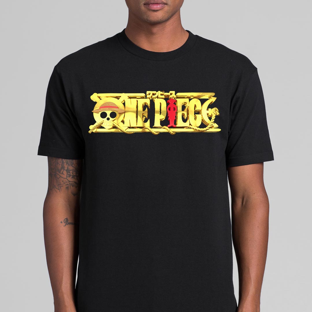 One Piece Logo Tee T-shirt Japanese anime Tee