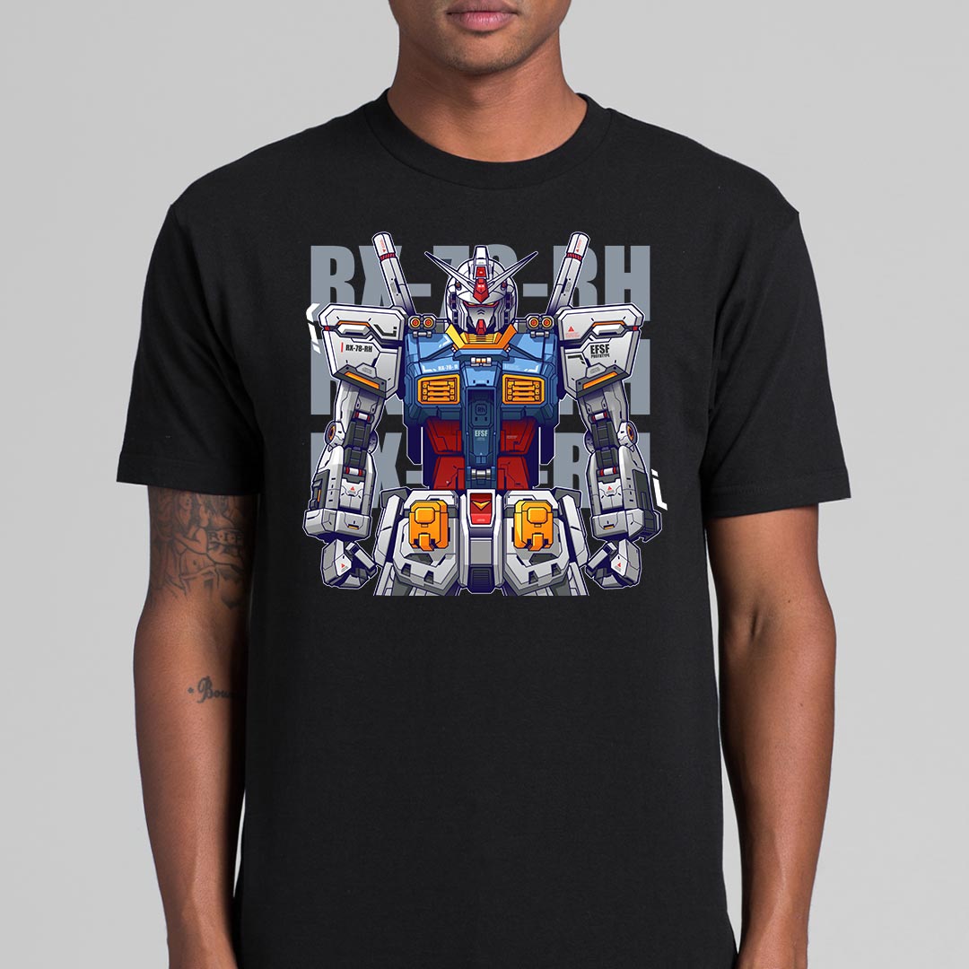 Gundam Original RX-78-2 Ver2 T-Shirt Japanese Anime Tee