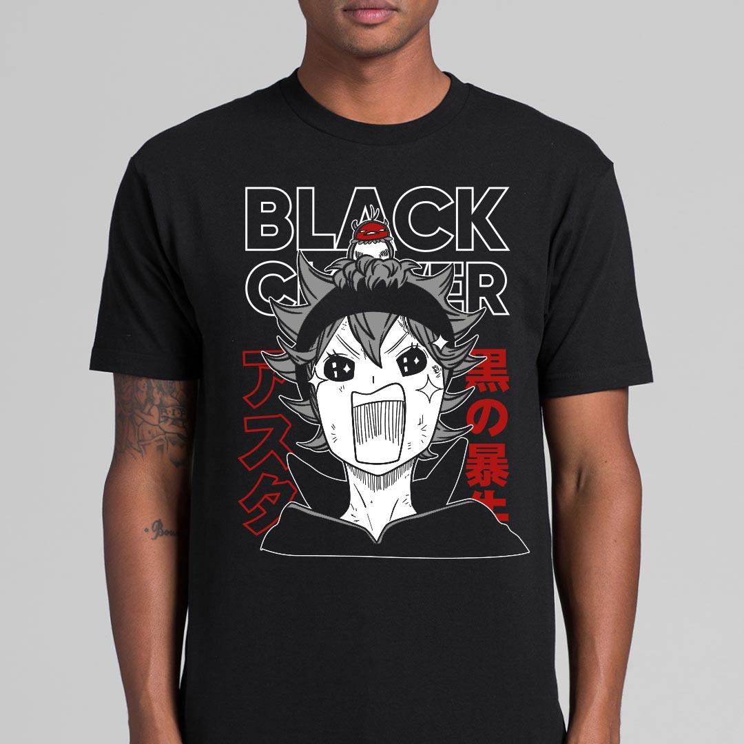 Black Clover V8 T-shirt Japanese Anime Tee