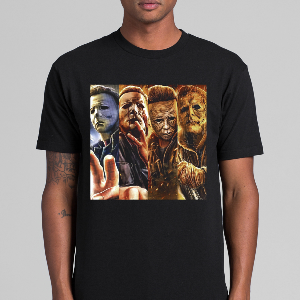 Halloween Michael Myers V15 T-shirt Horror Movie Tee