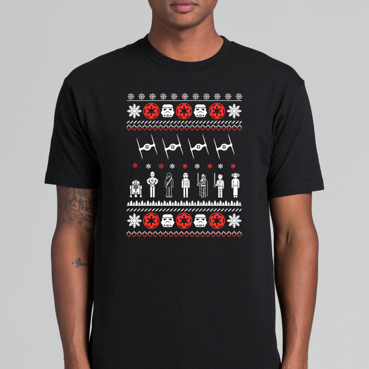 Star Wars Christmas V2 T-Shirt Movie Tee