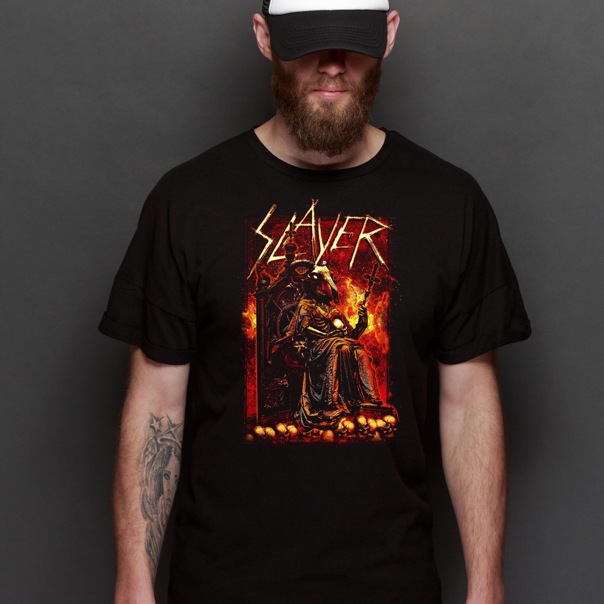 Slayer Band V8 T-Shirt Artist Family Tee Music Heavy Metal