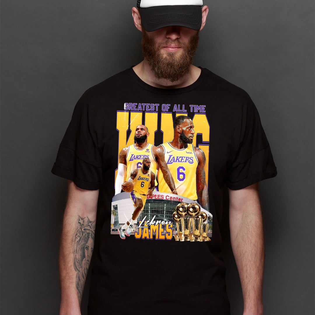 LeBron James V6 NBA T-Shirt Sport Athlete Family Tee