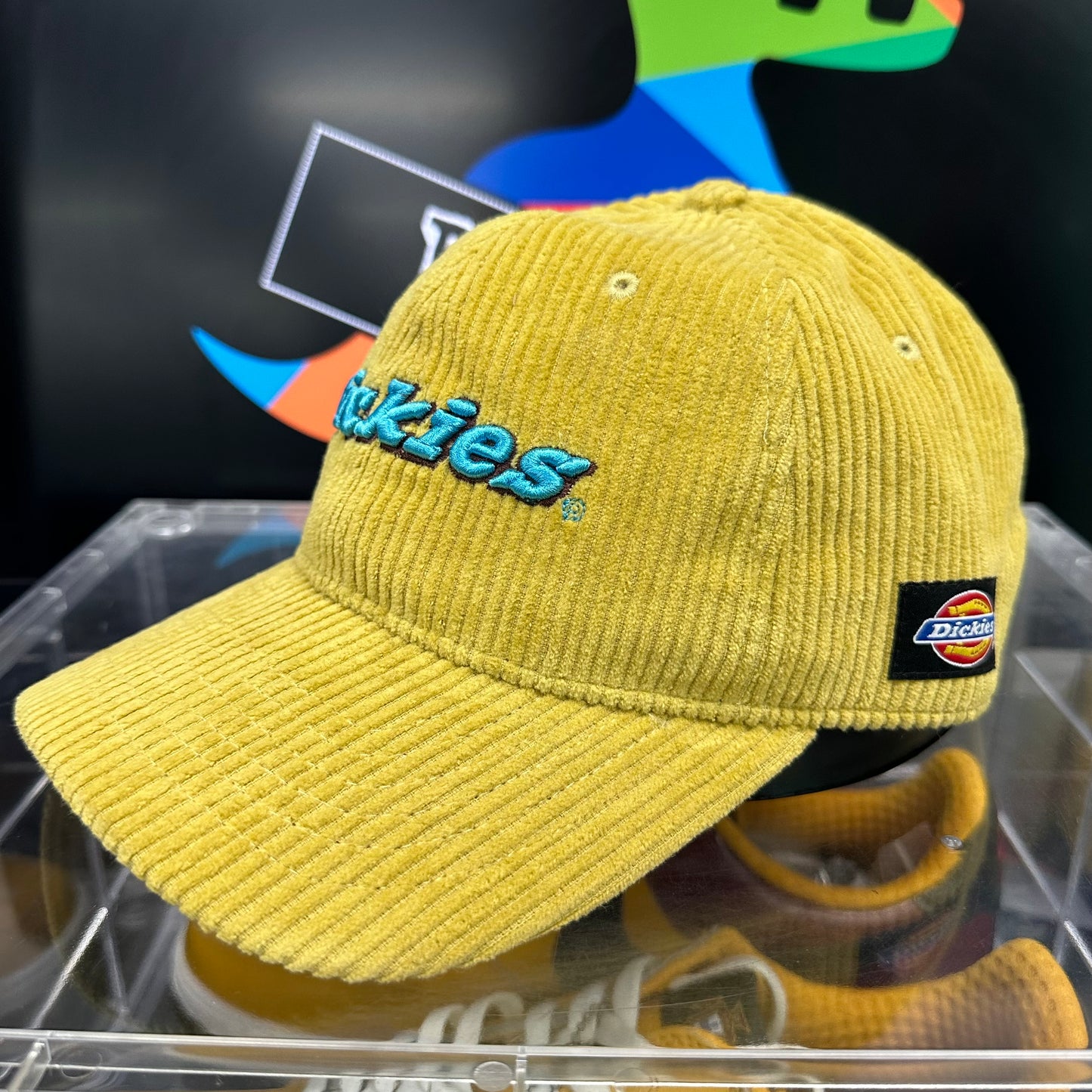 Dickies cream yellow Unisex Adjustable Logo Hat Stylish Fashion Skateboard