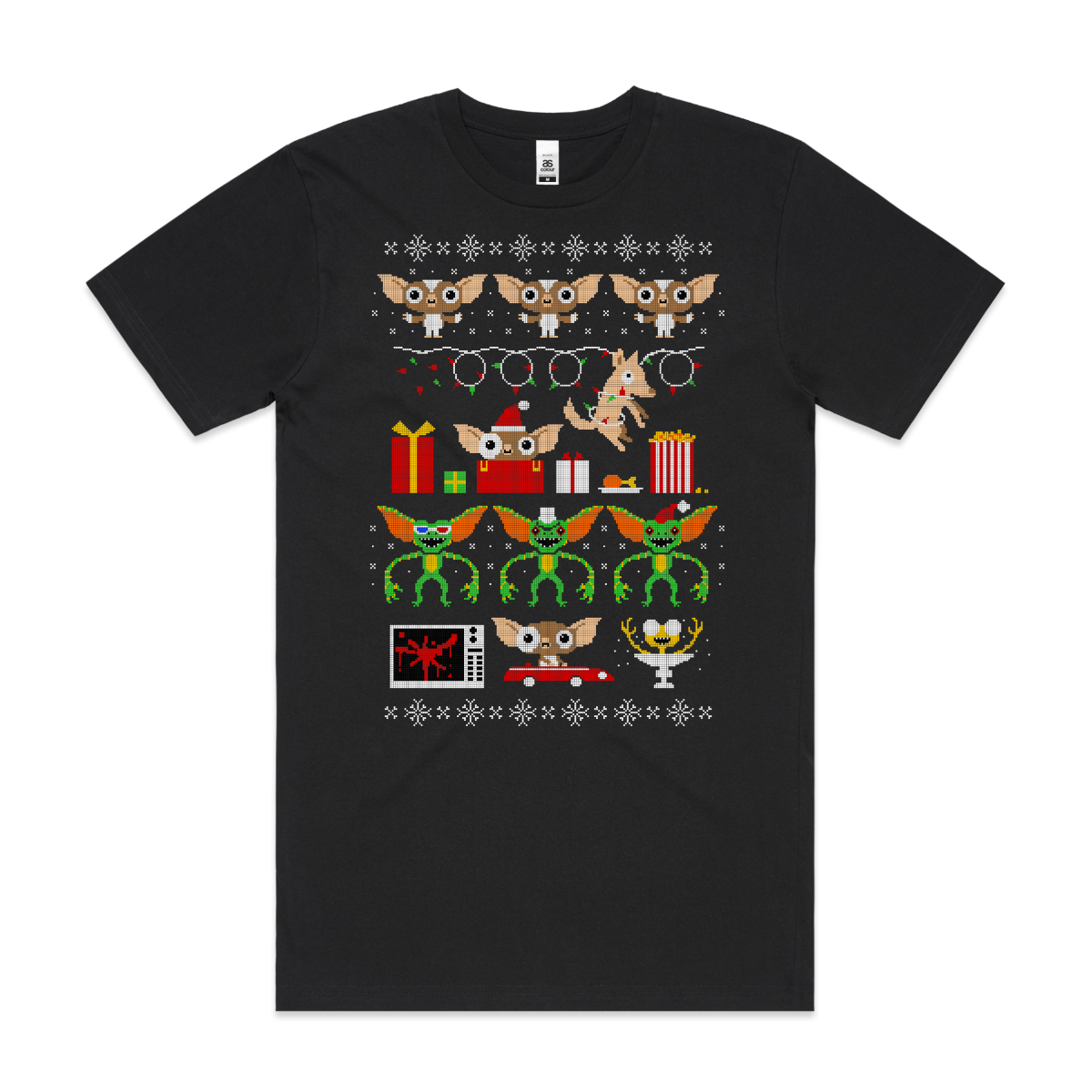 Gremlins Ugly Knit Christmas T-Shirt Movie Tee