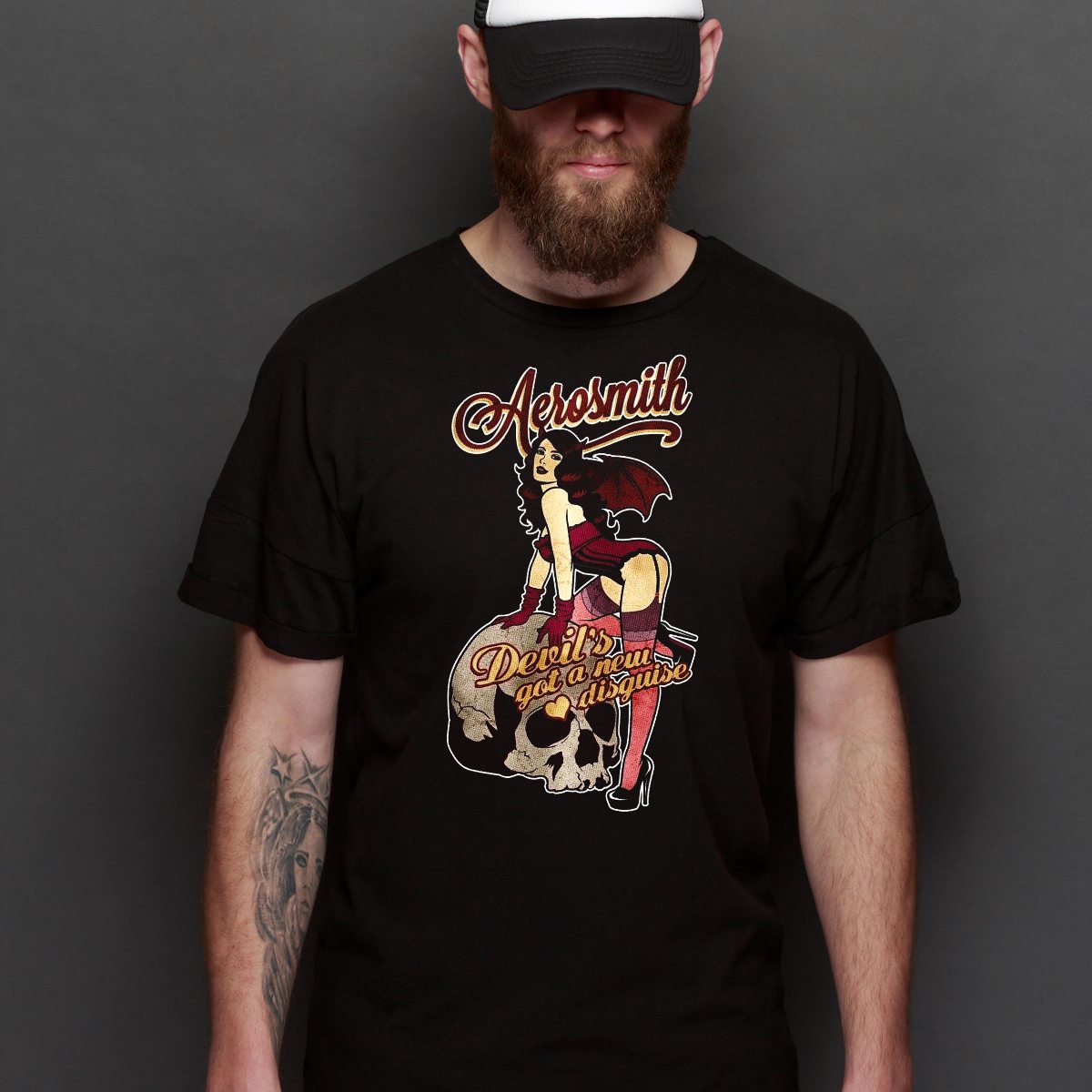 Aerosmith T-Shirt Band Family Tee Music Heavy Metal