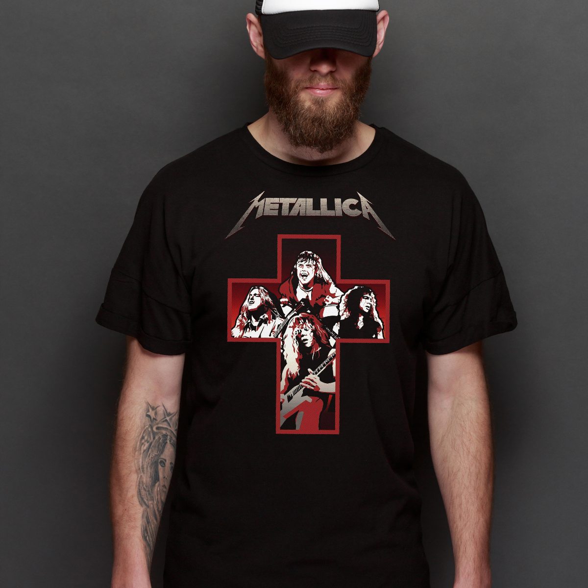 Metallica V34 T-Shirt Band Family Tee Music Heavy Metal