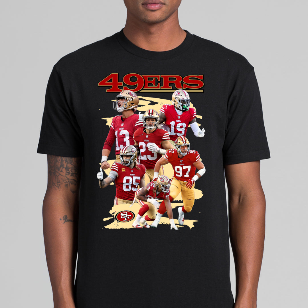 San Francisco 49ers NFL T-Shirt Sport Athlete Family Tee