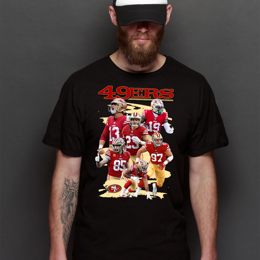 San Francisco 49ers NFL T-Shirt Sport Athlete Family Tee