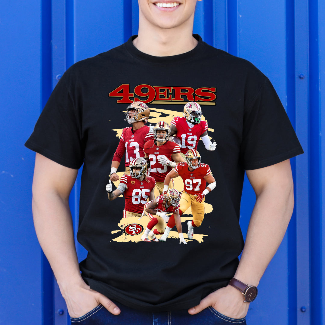 San Francisco 49ers NFL T-Shirt Sport Athlete Family Tee