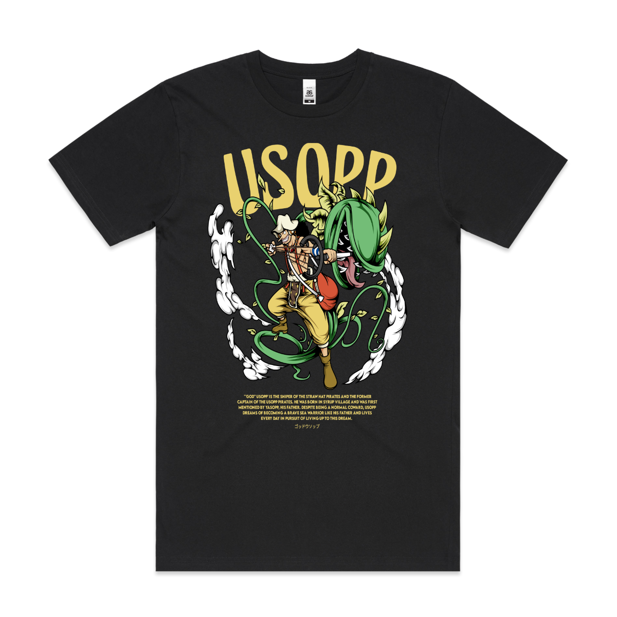 One Piece Usopp T-shirt Japanese Anime Tee