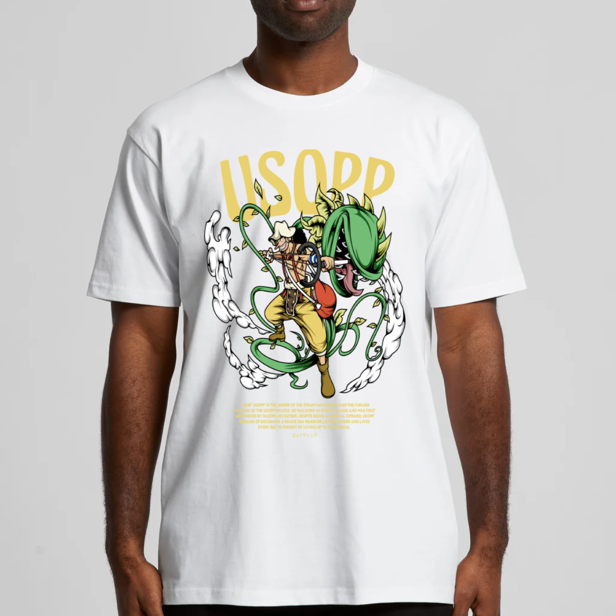 One Piece Usopp T-shirt Japanese Anime Tee