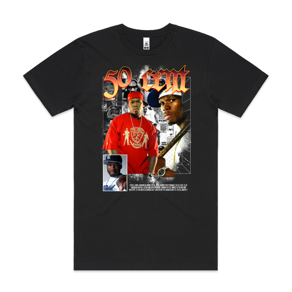 50 Cent V2 T-Shirt Rapper Family Fan Music Hip Hop Culture