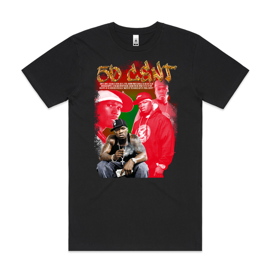 50 Cent V3 T-Shirt Rapper Family Fan Music Hip Hop Culture