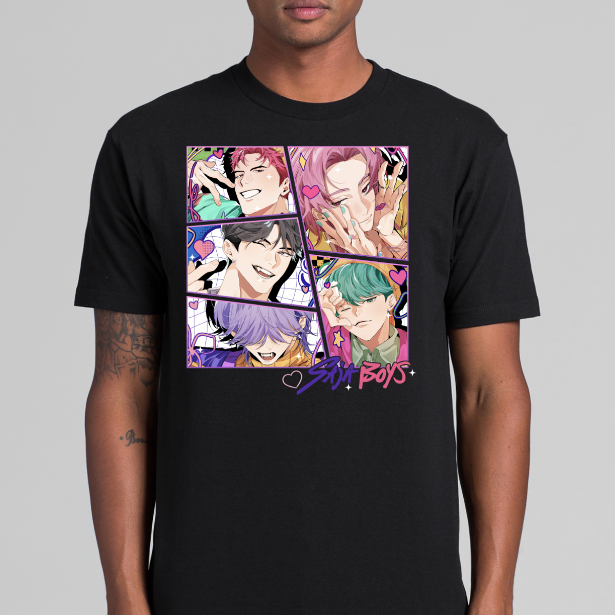 Saja Boys K-pop Demon Hunters T-shirt Animation Movie Tee