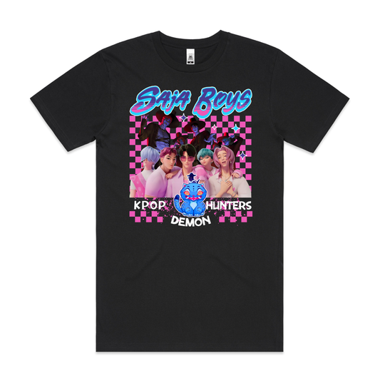 Saja Boys K-pop Demon Hunters V5 T-shirt Animation Movie Tee