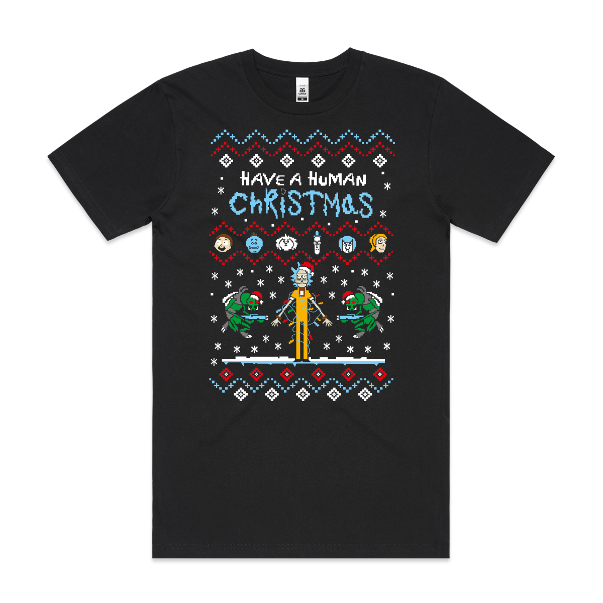 Rick and Morty Christmas T-Shirt Cartoon Tee