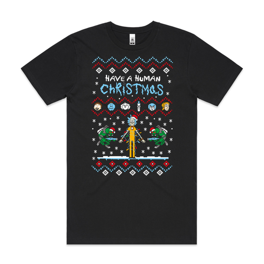 Rick and Morty Christmas T-Shirt Cartoon Tee