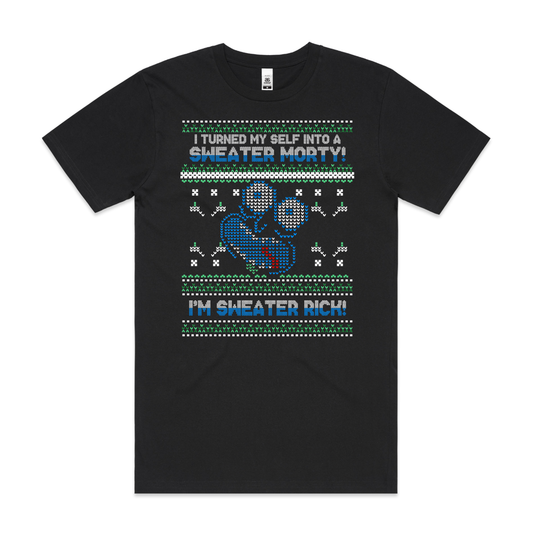 Rick and Morty Christmas V2 T-Shirt Cartoon Tee