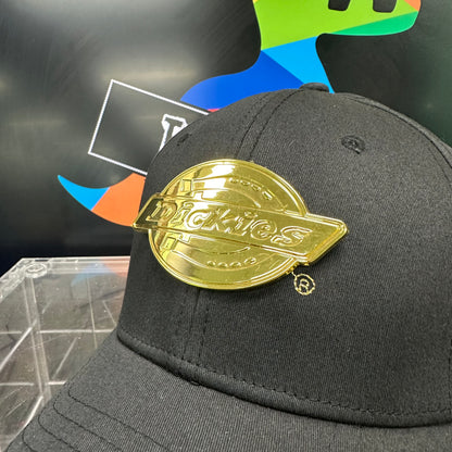 Dickies Gold Logo Unisex Adjustable Hat Stylish Fashion Skateboard