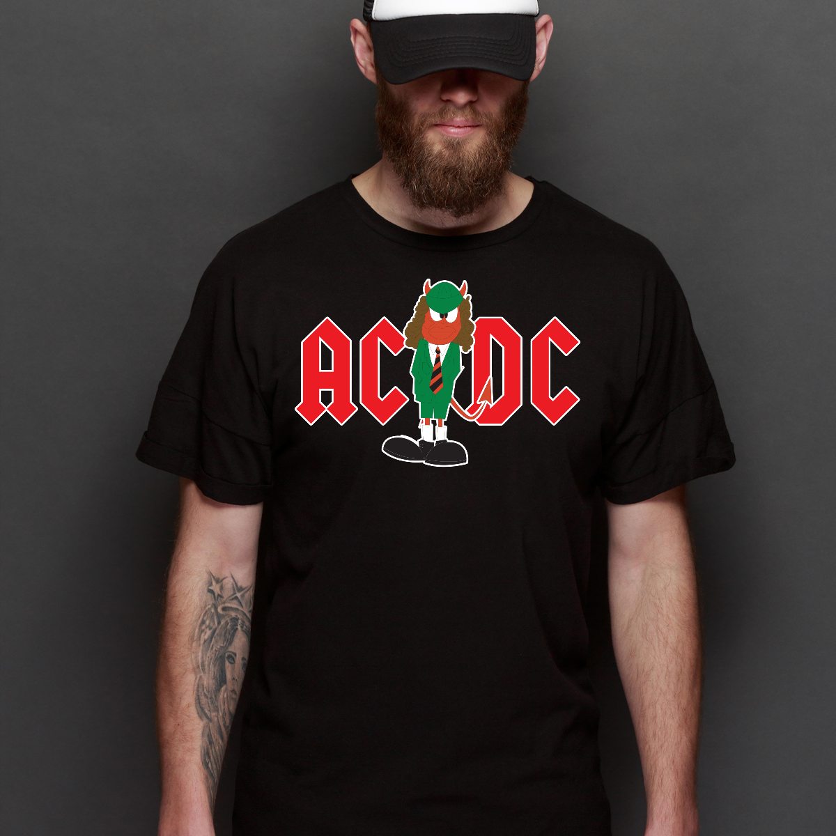 AC/DC V3 T-Shirt Band Family Tee Music Rock And Roll