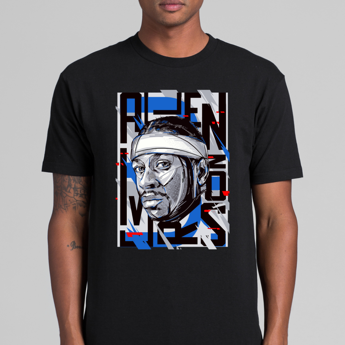 Allen Iverson V10 NBA T-Shirt Sport Athlete Family Tee