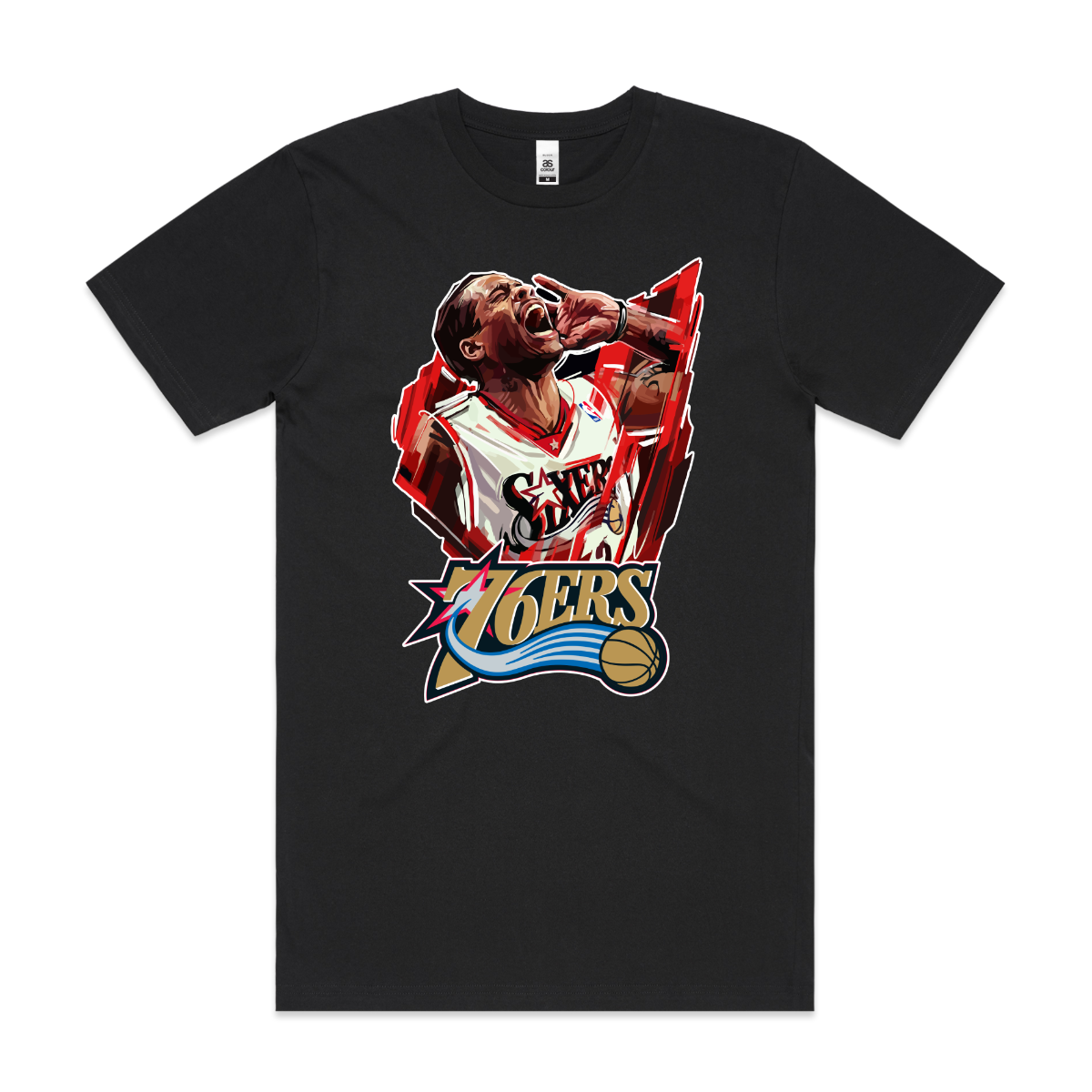 Allen Iverson V11 NBA T-Shirt Sport Athlete Family Tee