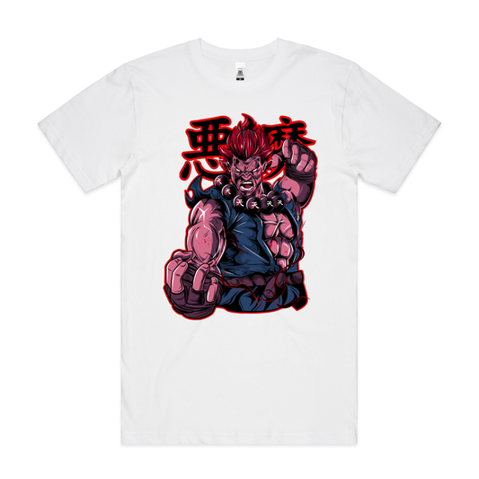 Street Fighters Akuma V2 T-shirt Japanese Gaming Tee